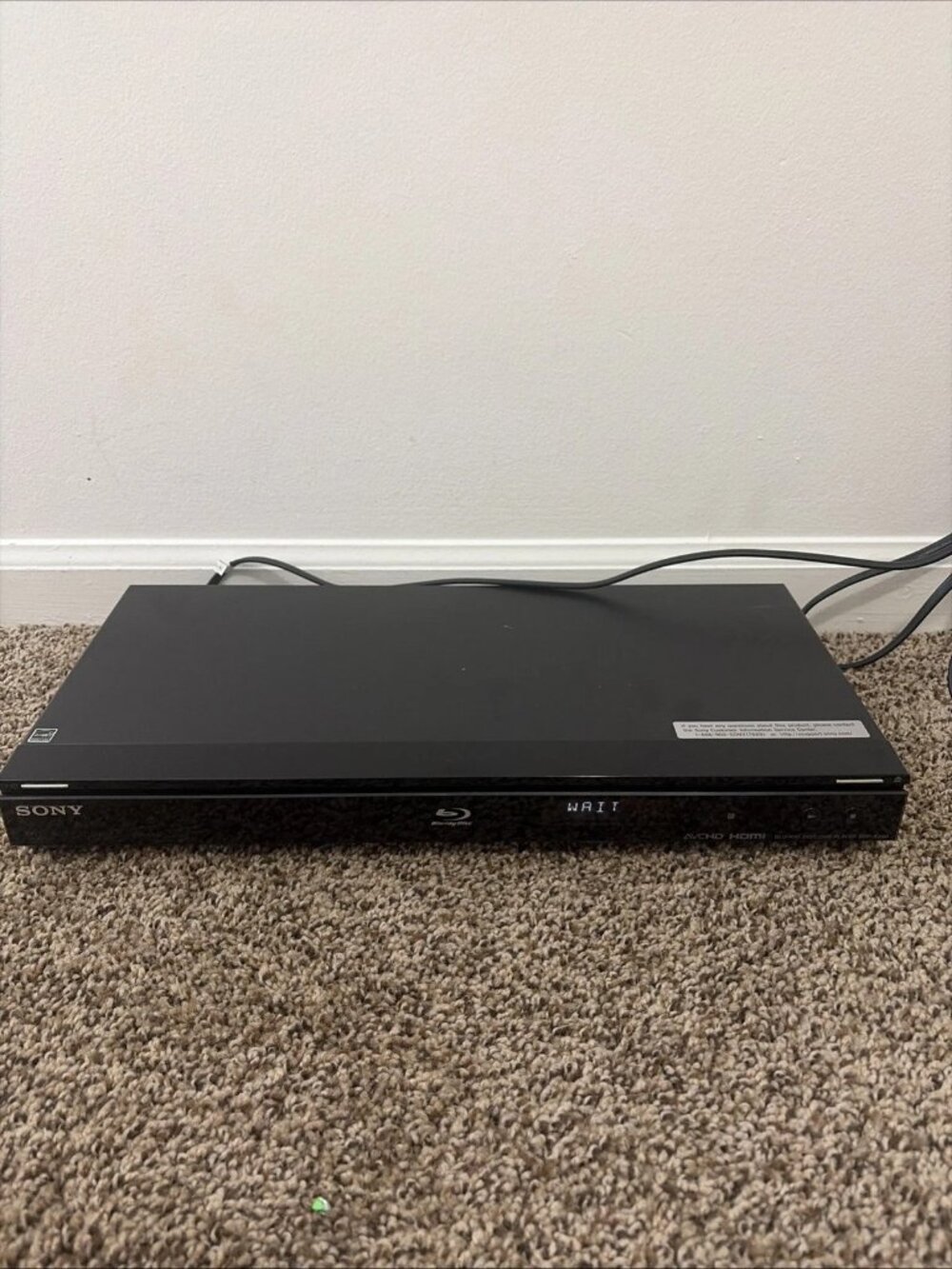 Sony BDP-S360 1080p Blu-Ray Disc/DVD Player + Power Cord TESTED